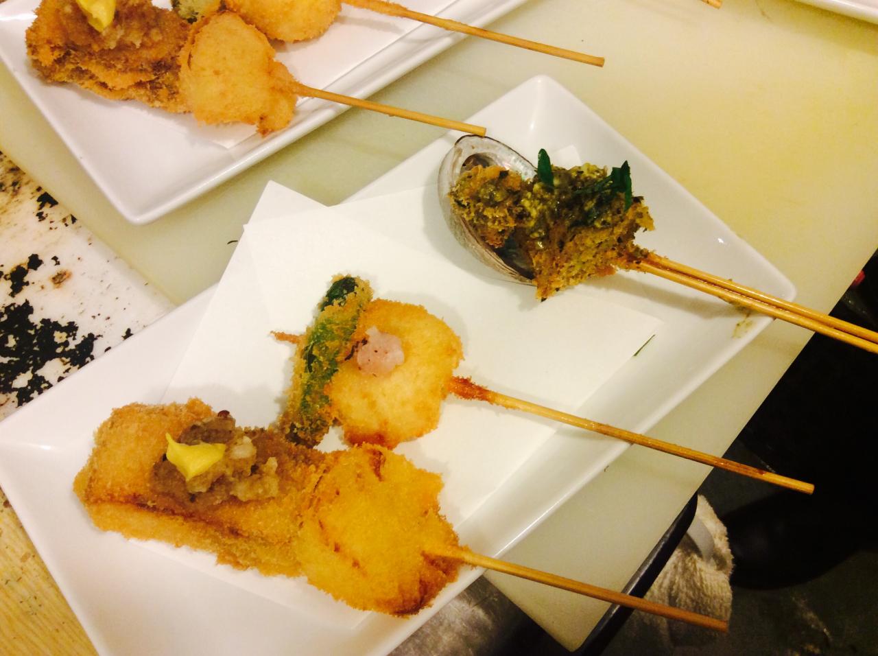 新しい串揚げ トコブシ 角煮 板橋本町 居酒屋 穂卓 穂卓